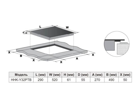 Варочная панель HAIER HHK-Y32PTB