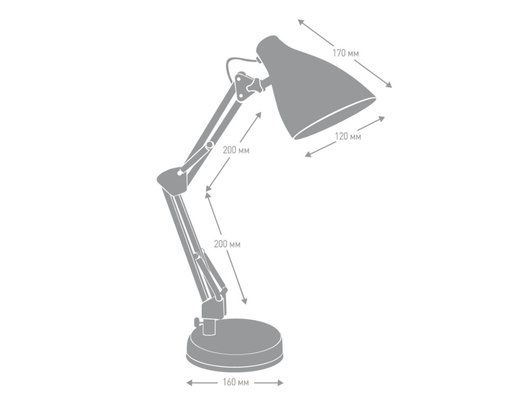 Светильник настольный Camelion KD-331 C01 белый