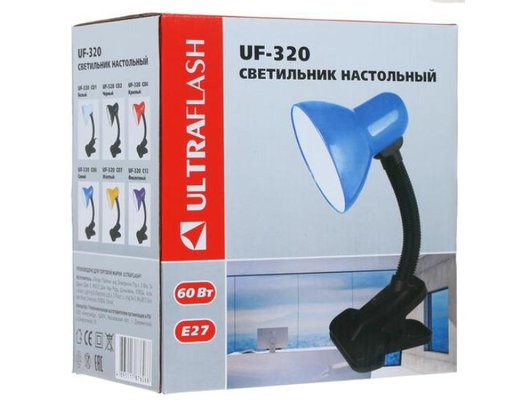 Светильник настольный Ultraflash UF-320P C01 белый