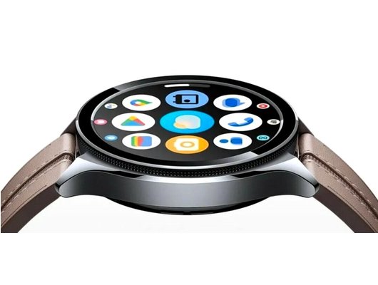 Смарт часы XIAOMI WATCH 2 PRO SILVER CASE WITH BROWN LEATHER STRAP (M2234W1/BHR7216GL)