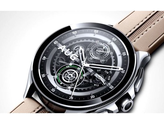 Смарт часы XIAOMI WATCH 2 PRO SILVER CASE WITH BROWN LEATHER STRAP (M2234W1/BHR7216GL)