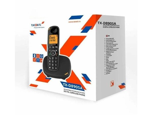 Радиотелефон TeXet TX-D8905A белый