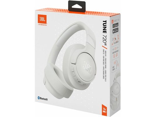Наушники полноразмерные JBL T720BT БЕЛЫЙ