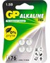 Батарейка GP A76/G13/LR44 4 шт