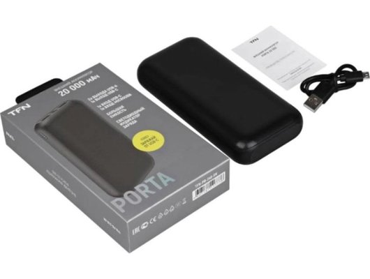 Внешний аккумулятор TFN 20000mAh Porta 20 black TFN-PB-248-BK