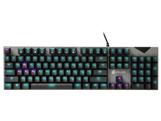 Клавиатура проводная игровая Oklick 935G RAGNAR механическая черный