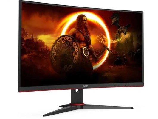 Монитор игровой AOC C27G2E черно-красный