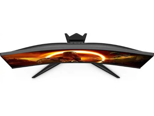 Монитор игровой AOC C27G2E черно-красный