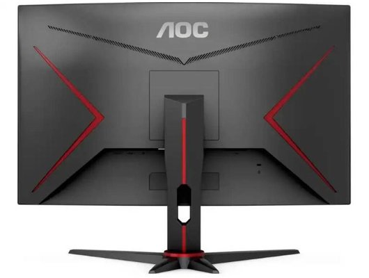 Монитор игровой AOC C27G2E черно-красный