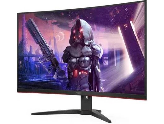 Монитор игровой AOC CQ32G2SE черно-красный