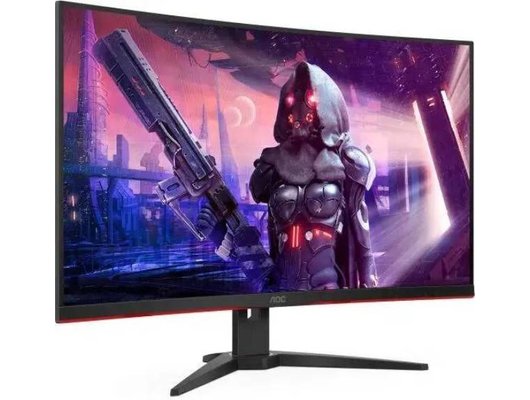 Монитор игровой AOC CQ32G2SE черно-красный