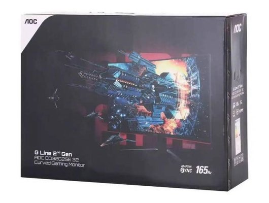 Монитор игровой AOC CQ32G2SE черно-красный