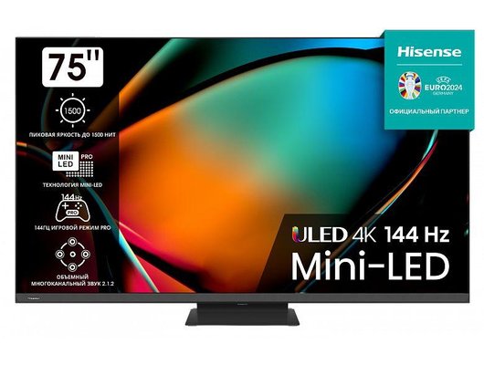 4K (Ultra HD) Smart телевизор HISENSE 75U8KQ