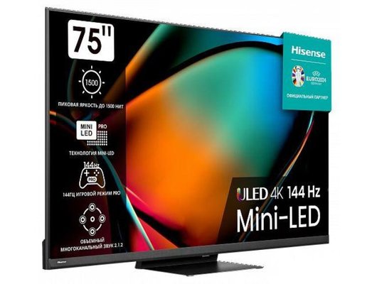 4K (Ultra HD) Smart телевизор HISENSE 75U8KQ