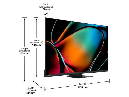 4K (Ultra HD) Smart телевизор HISENSE 75U8KQ