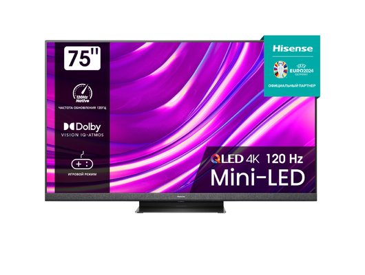 4K (Ultra HD) Smart телевизор HISENSE 75U8HQ