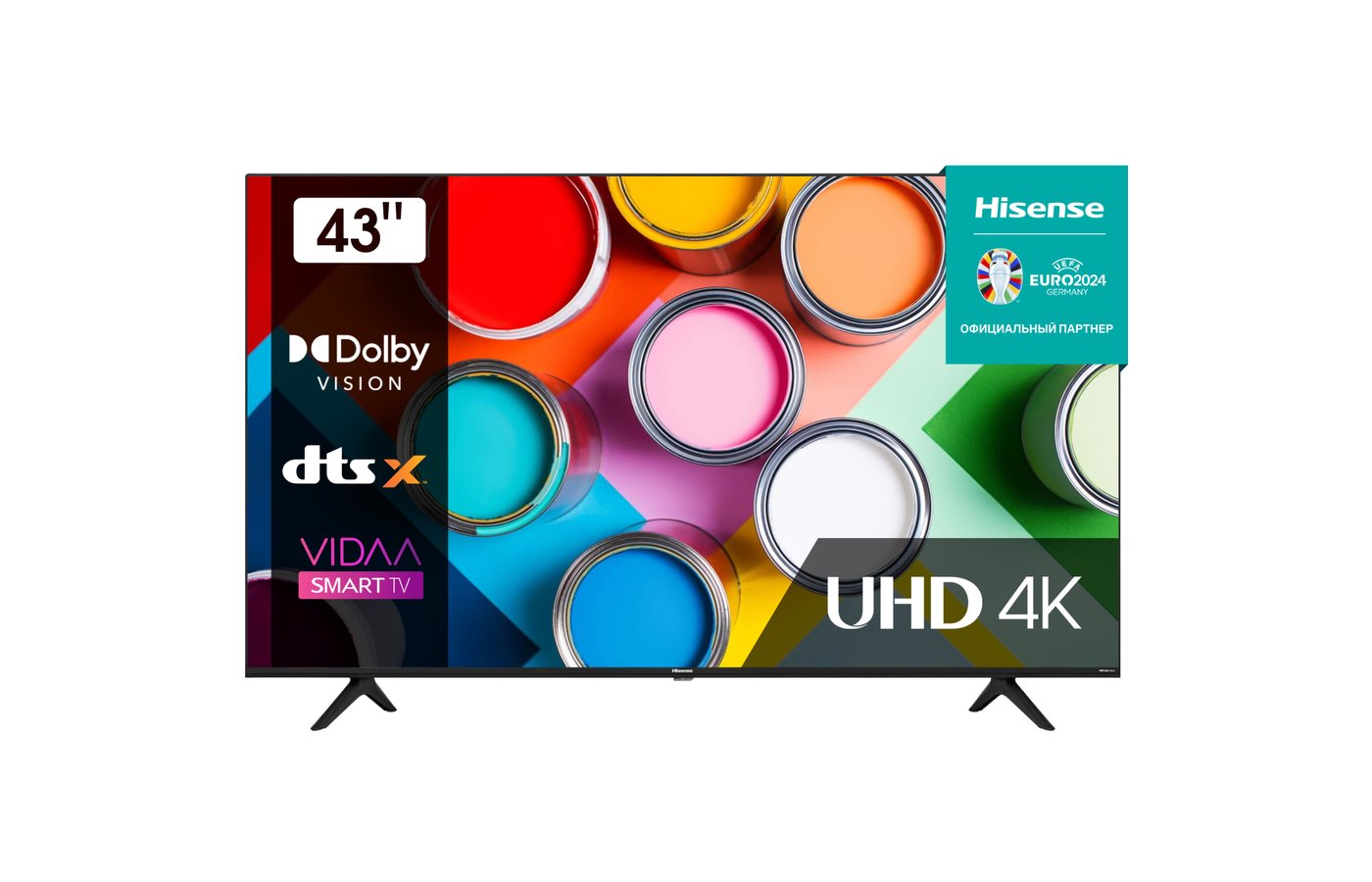 4K (Ultra HD) Smart телевизор HISENSE 43A6BG (ИМП) - купить в  интернет-магазине RBT.ru. Цены, отзывы, характеристики и доставка в  Челябинске