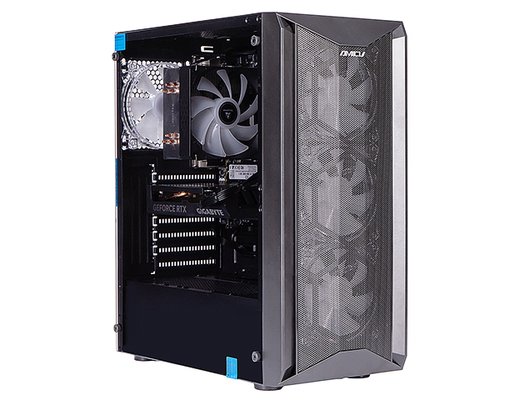 Системный блок AMCV a099N Game AMD RYZEN 5 5600 - 6 x 3.5 GHz/32Gb/1Tb SSD/RTX 4060 8Gb GDDR6 /DOS