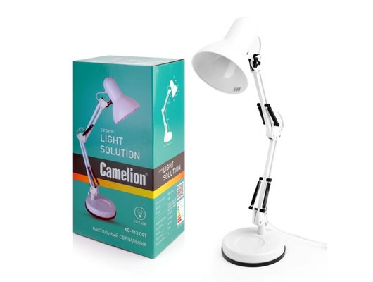 Светильник настольный Camelion KD-313 C01 белый