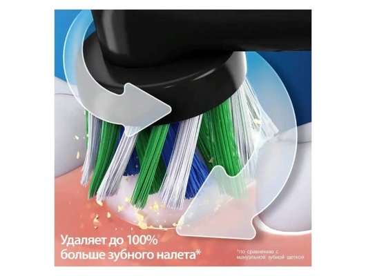 Зубная щетка электрическая ORAL-B Vitality Pro D103.413.3 Black тип 3708 + З/нить Essential Floss мятная 50м