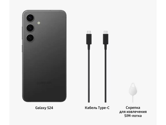 Смартфон Samsung Galaxy S24 8/256Gb Onyx Black (ПИ)