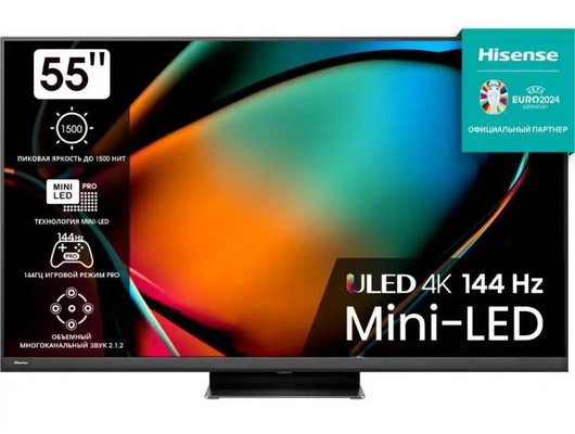 4K (Ultra HD) Smart телевизор HISENSE 55U8KQ