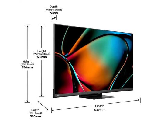 4K (Ultra HD) Smart телевизор HISENSE 55U8KQ