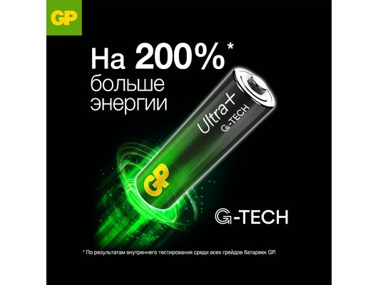 Батарейка GP Ultra Plus Alkaline 15А АA 4 шт