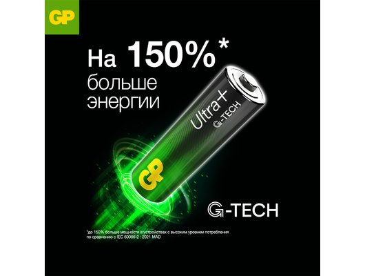 Батарейка GP Ultra Plus Alkaline 24А AАA 2 шт