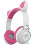 Наушники накладные QUMO PARTY CAT ВТ 0025 БЕЛО-РОЗОВЫЙ