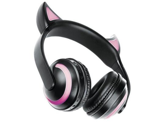 Наушники накладные QUMO PARTY CAT ВТ 0024 ЧЕРНЫЙ