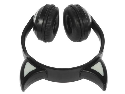 Наушники накладные QUMO PARTY CAT ВТ 0024 ЧЕРНЫЙ