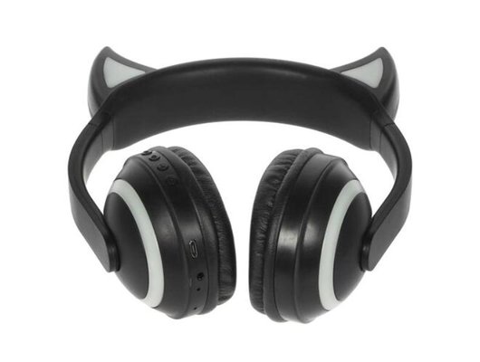 Наушники накладные QUMO PARTY CAT ВТ 0024 ЧЕРНЫЙ