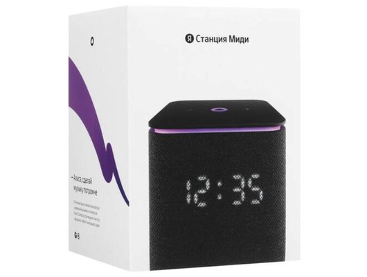 Умная колонка ЯНДЕКС МИДИ ЧЕРНЫЙ (YNDX-00054BLK)