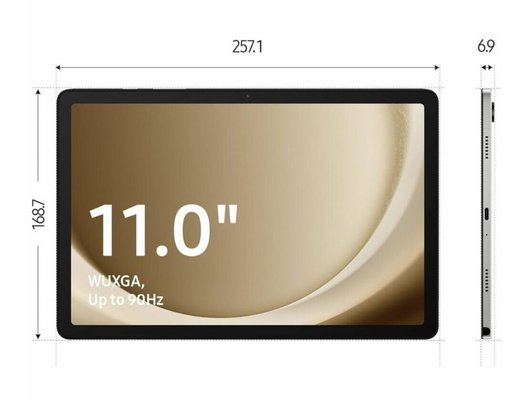 Планшет Samsung Galaxy Tab A9+ (11) 4/64Gb Wi-Fi Silver (SM-X210NZSACAU)