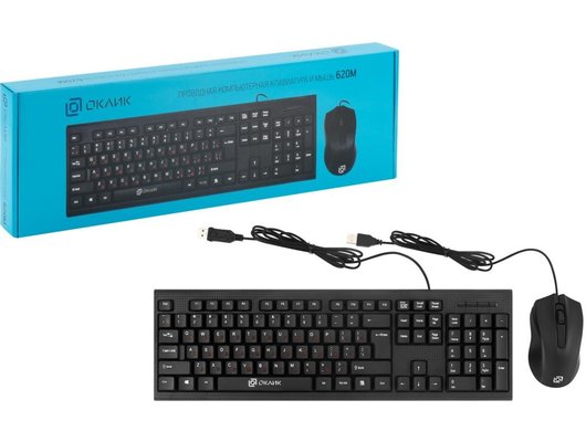 Клавиатура+мышь Oklick 620M