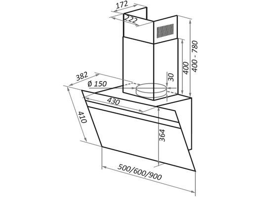 Вытяжка MAUNFELD Medway 60 White