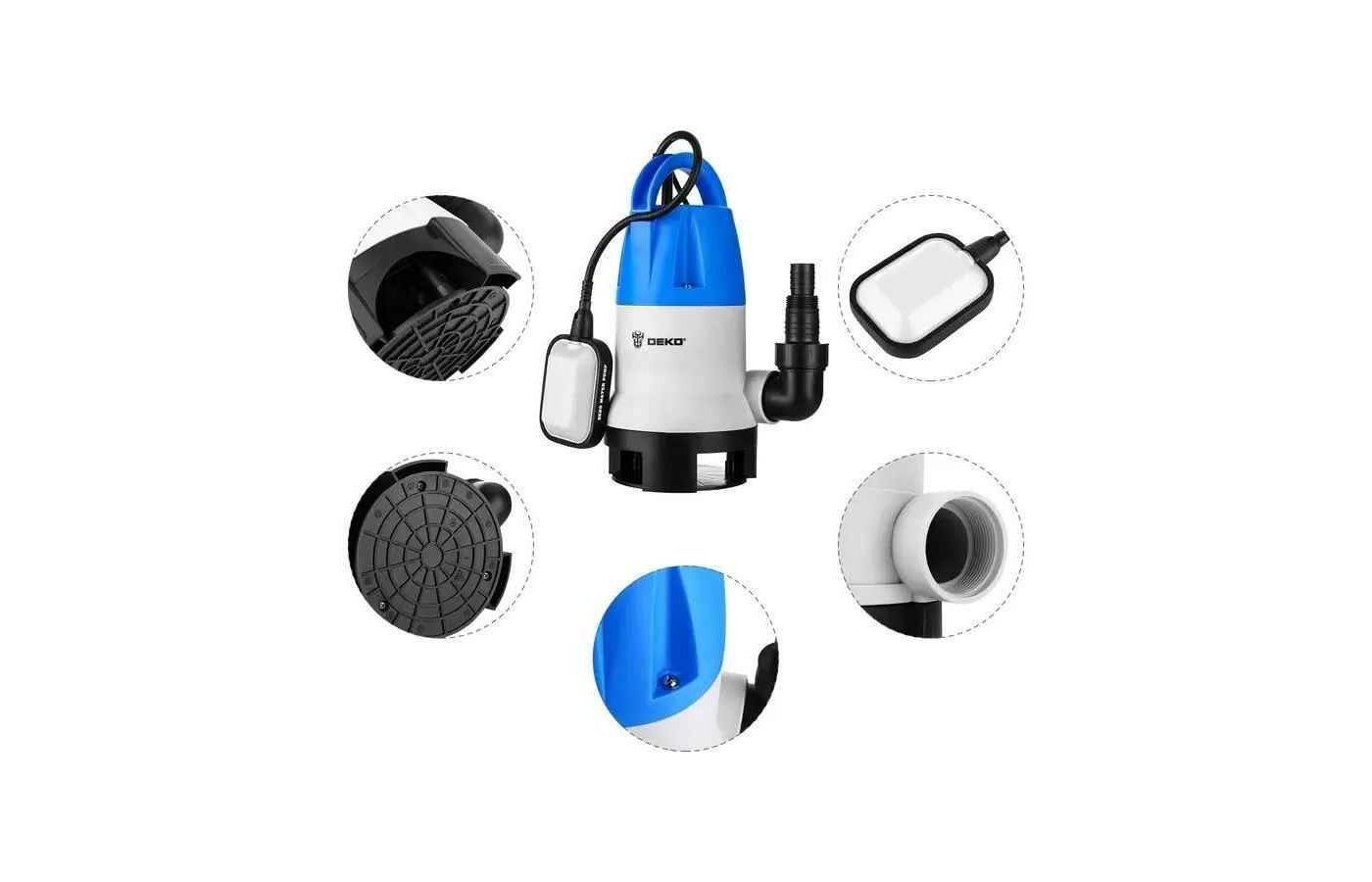 Deko dwp 900p. Дренажный насос Deko DWP-750p. Deko DWP-750p 076-0515.