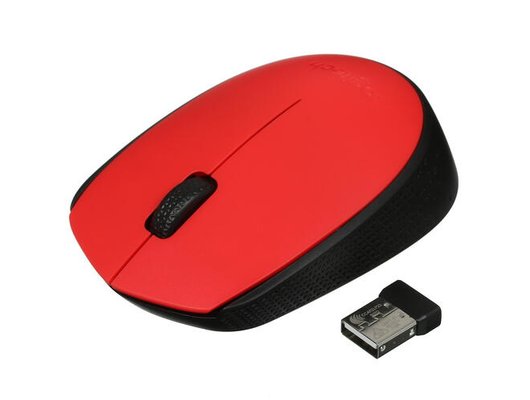 Мышь беспроводная Logitech M170 Red