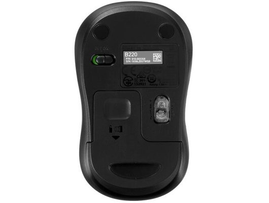 Мышь беспроводная Logitech B220 SILENT BLACK