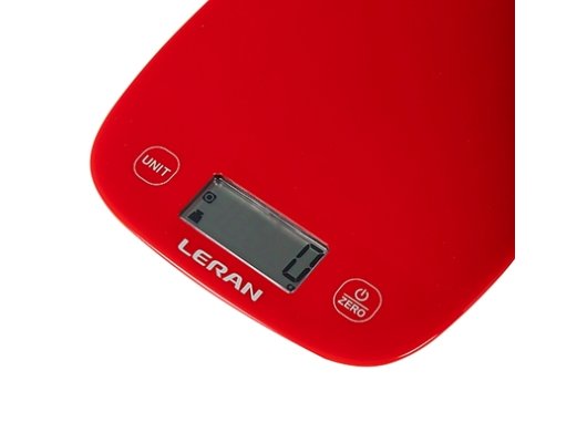 Весы кухонные LERAN EKS SIMPLE LINE RED