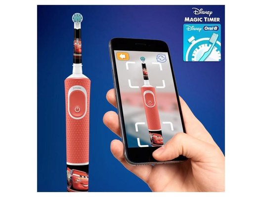 Зубная щетка электрическая для детей ORAL-B Vitality Pro D103 Kids Cars (Красный)