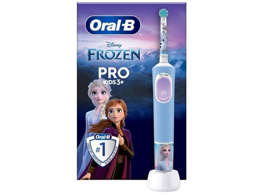 Зубная щетка электрическая для детей ORAL-B Vitality Pro D103 Kids Frozen (Голубой)