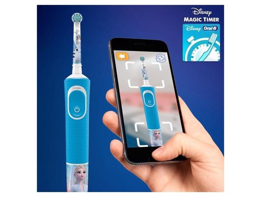 Зубная щетка электрическая для детей ORAL-B Vitality Pro D103 Kids Frozen (Голубой)