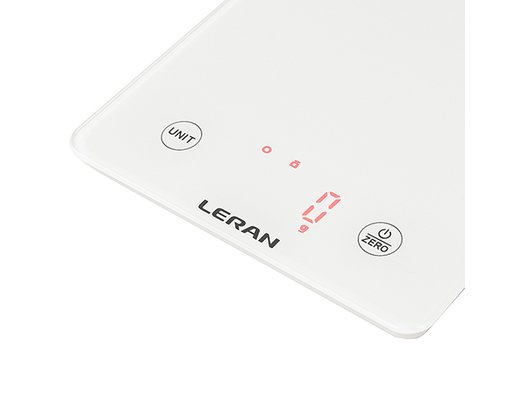 Весы кухонные LERAN EKS MARBLE LINE WHITE