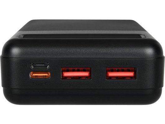 Внешний аккумулятор TFN 20000mAh Porta LCD PD 22.5W bk TFN-PB-312-BK