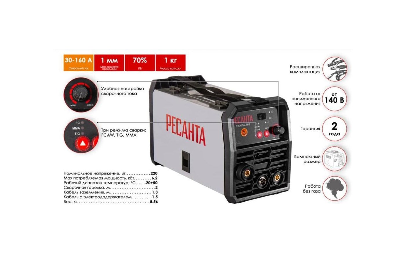 Ресанта саипа 160 mig