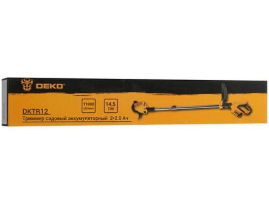 Садовый триммер DEKO DKTR12V Max (2 АКБ 3.0Ач) (063-4238-1)