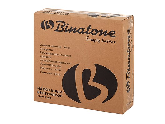Вентилятор BINATONE SF 1616
