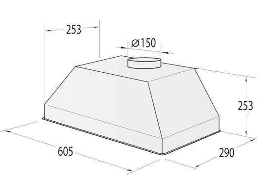 Вытяжка GORENJE BHI626E6X